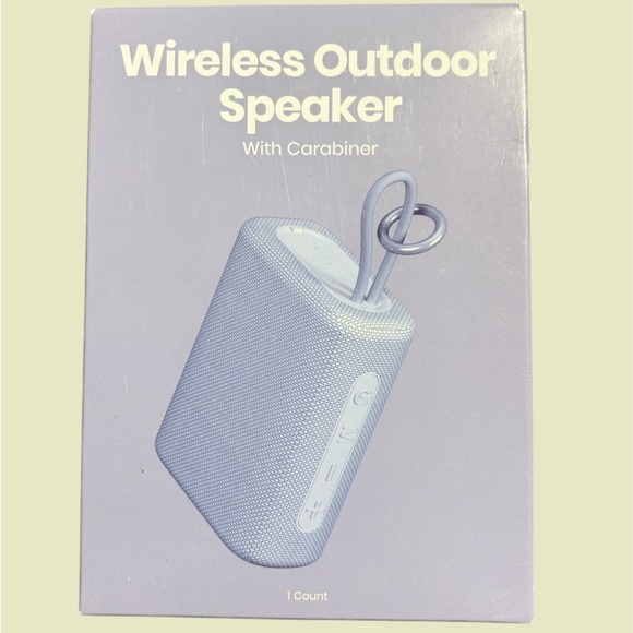 Target Other - Wireless Outdoor Speaker with Carabiner - Light Purple